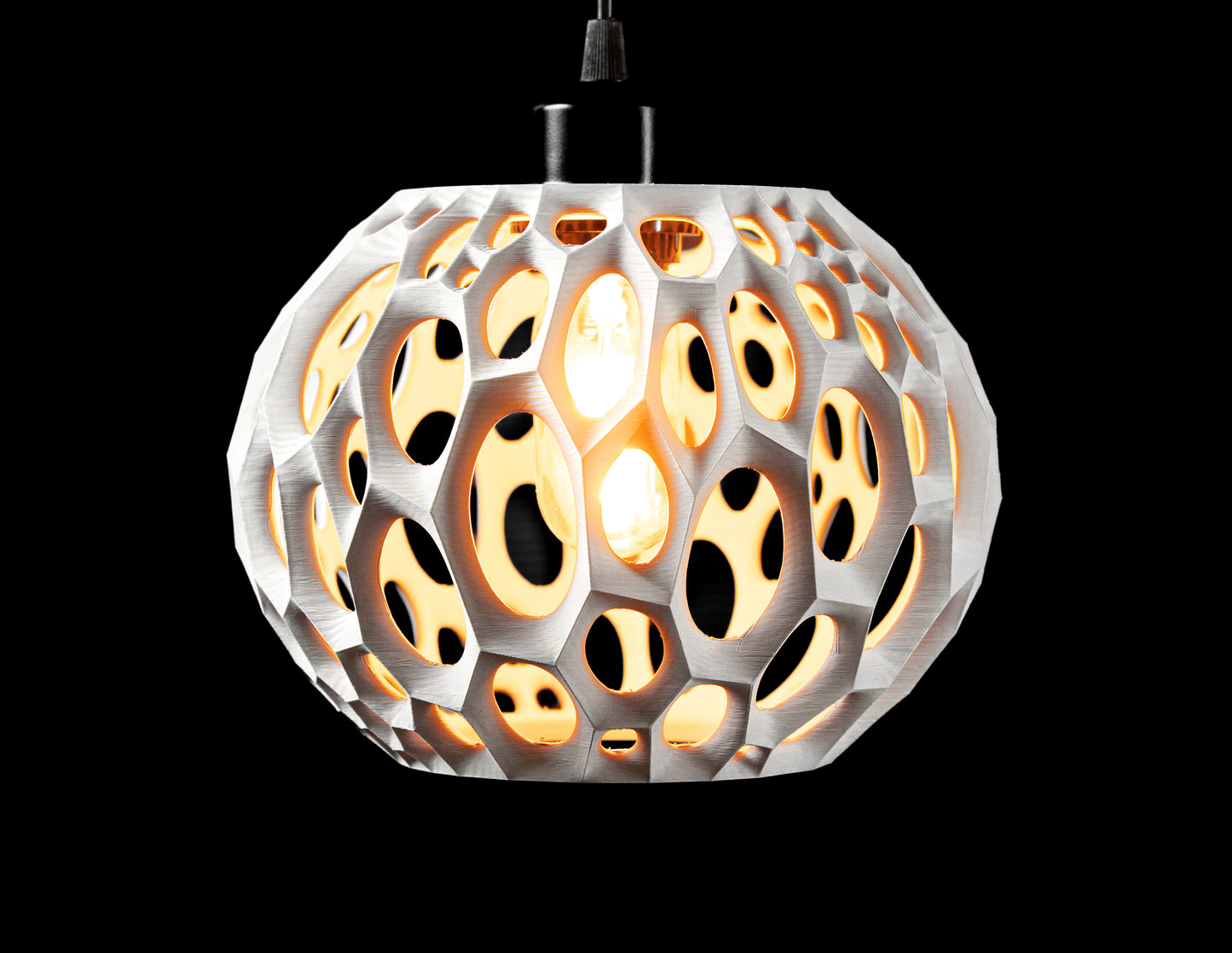 Pendelleuchte „Cello Sphere“ – 3D-gedruckter Lampenschirm im organischen Zell-Design