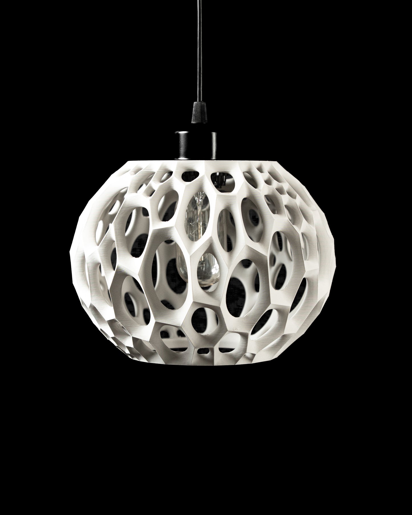 Pendelleuchte „Cello Sphere“ – 3D-gedruckter Lampenschirm im organischen Zell-Design