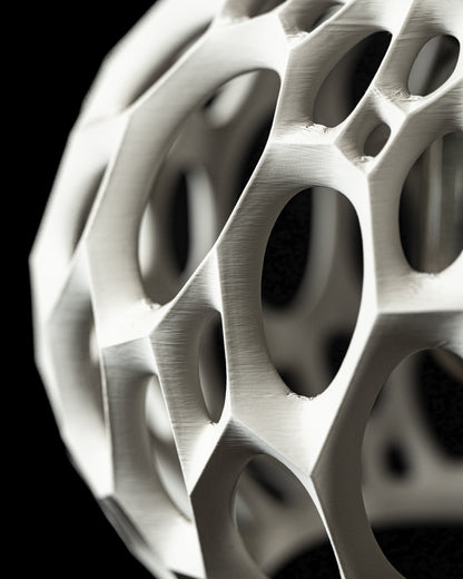 Pendelleuchte „Cello Sphere“ – 3D-gedruckter Lampenschirm im organischen Zell-Design