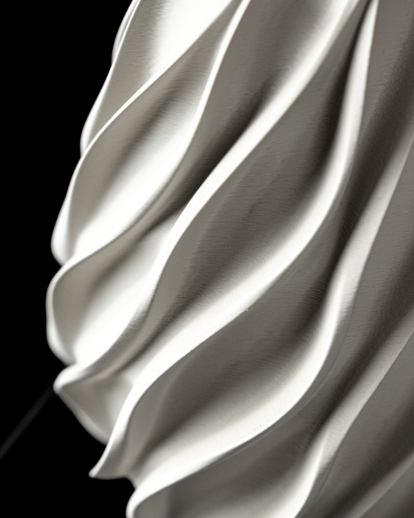Moderne 3D-Druck Vase – Gedrehte Designvase
