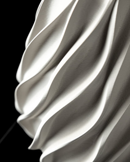 Moderne 3D-Druck Vase – Gedrehte Designvase