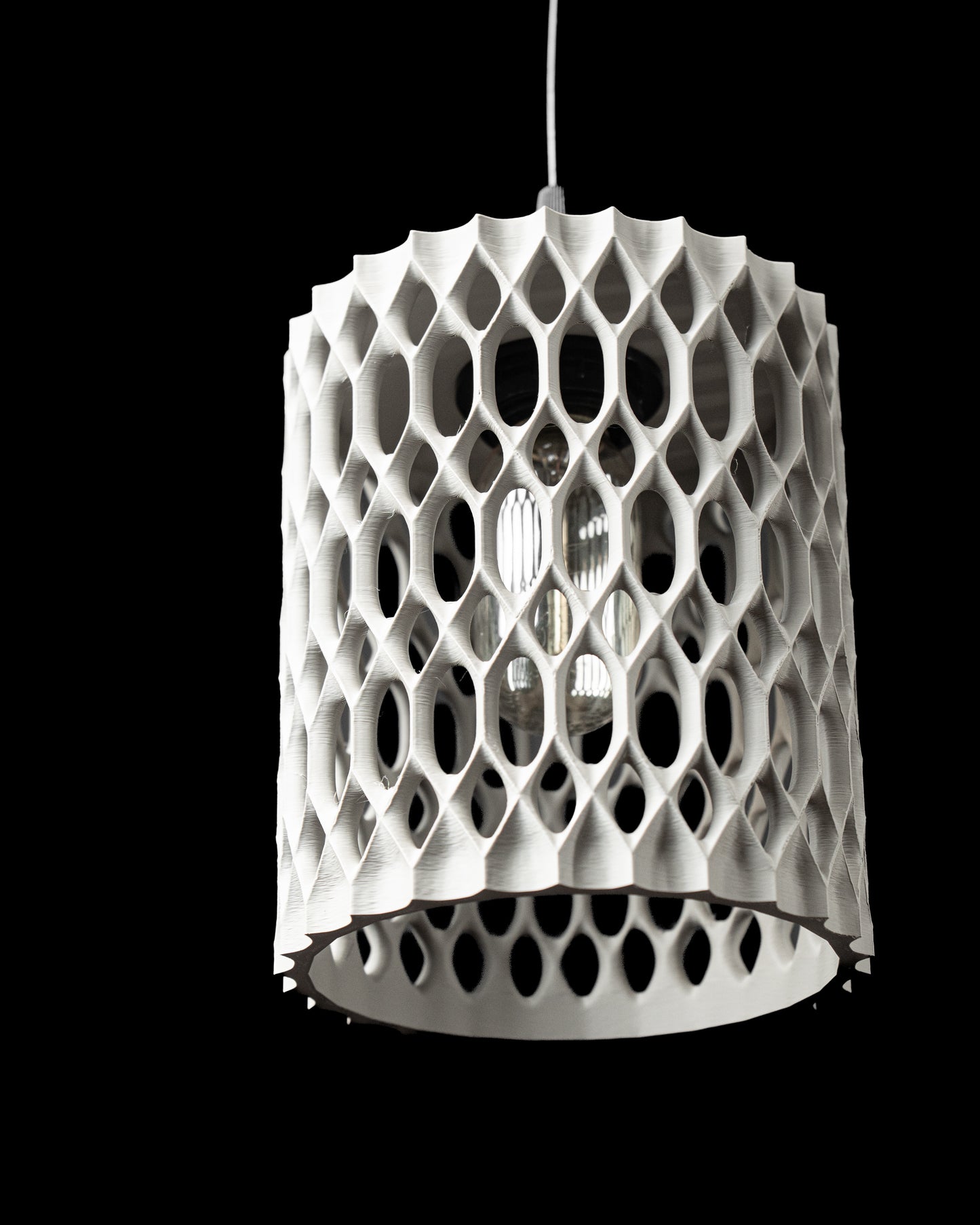Pendelleuchte „HIVE Light“ – 3D-gedruckte Designerlampe im Wabendesign – modern & nachhaltig