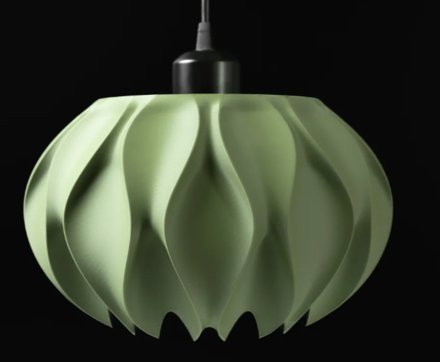 Pendelleuchte „Abyssal Light“ – 3D-gedruckter Lampenschirm