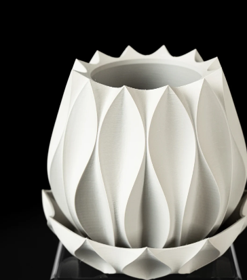 Design-Blumentopf "Bloom Cup" — 3D-gedrucktes Unikat aus PETG | Makercraftprints