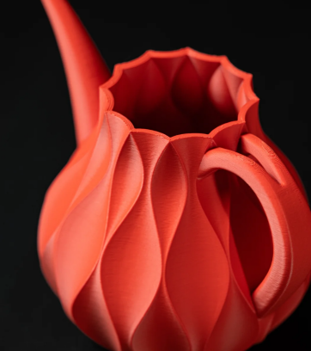 Designgießkanne „Bloom Pour“ — 3D-gedrucktes Unikat aus PLA | Makercraftprints