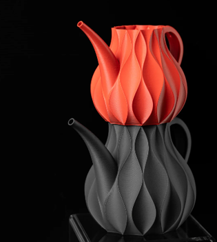 Designgießkanne „Bloom Pour“ — 3D-gedrucktes Unikat aus PLA | Makercraftprints