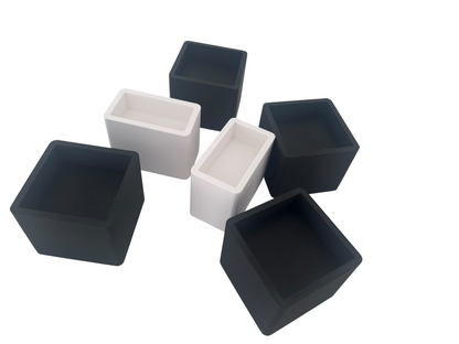 3D-gedruckte Tischbein-Erhöhung +3cm Höhe  für Saugroboter | 6er Set